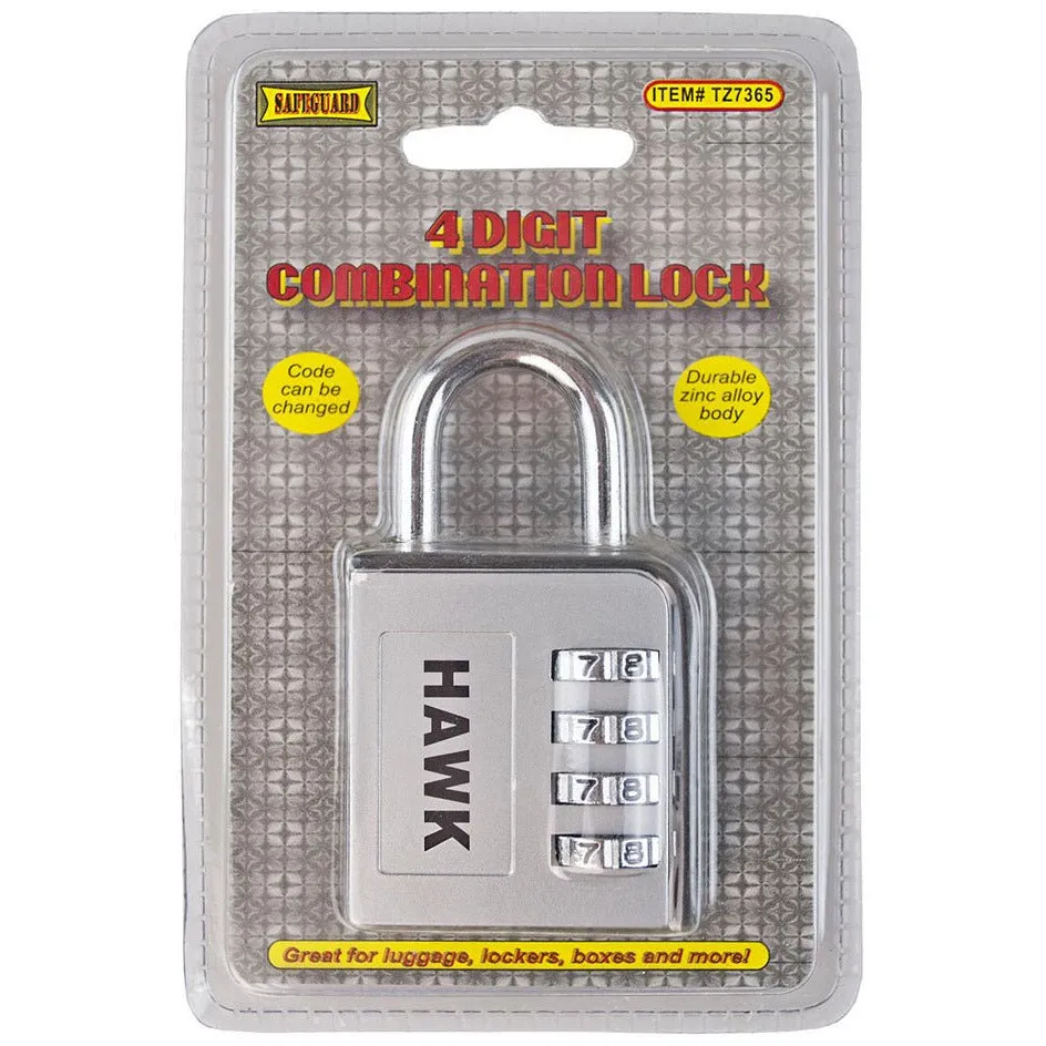 4 Digit Combination Padlock  - TZ-14900