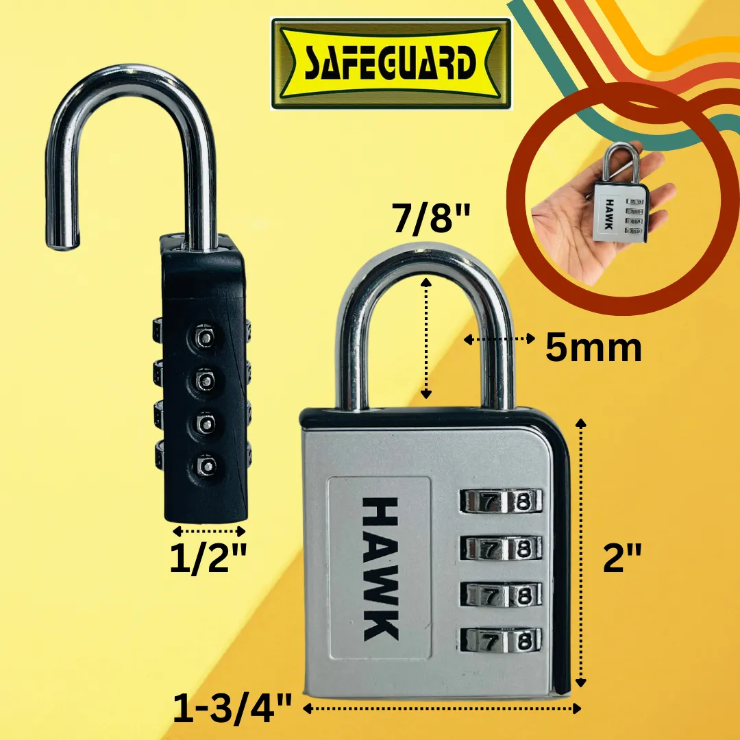 4 Digit Combination Padlock  - TZ-14900
