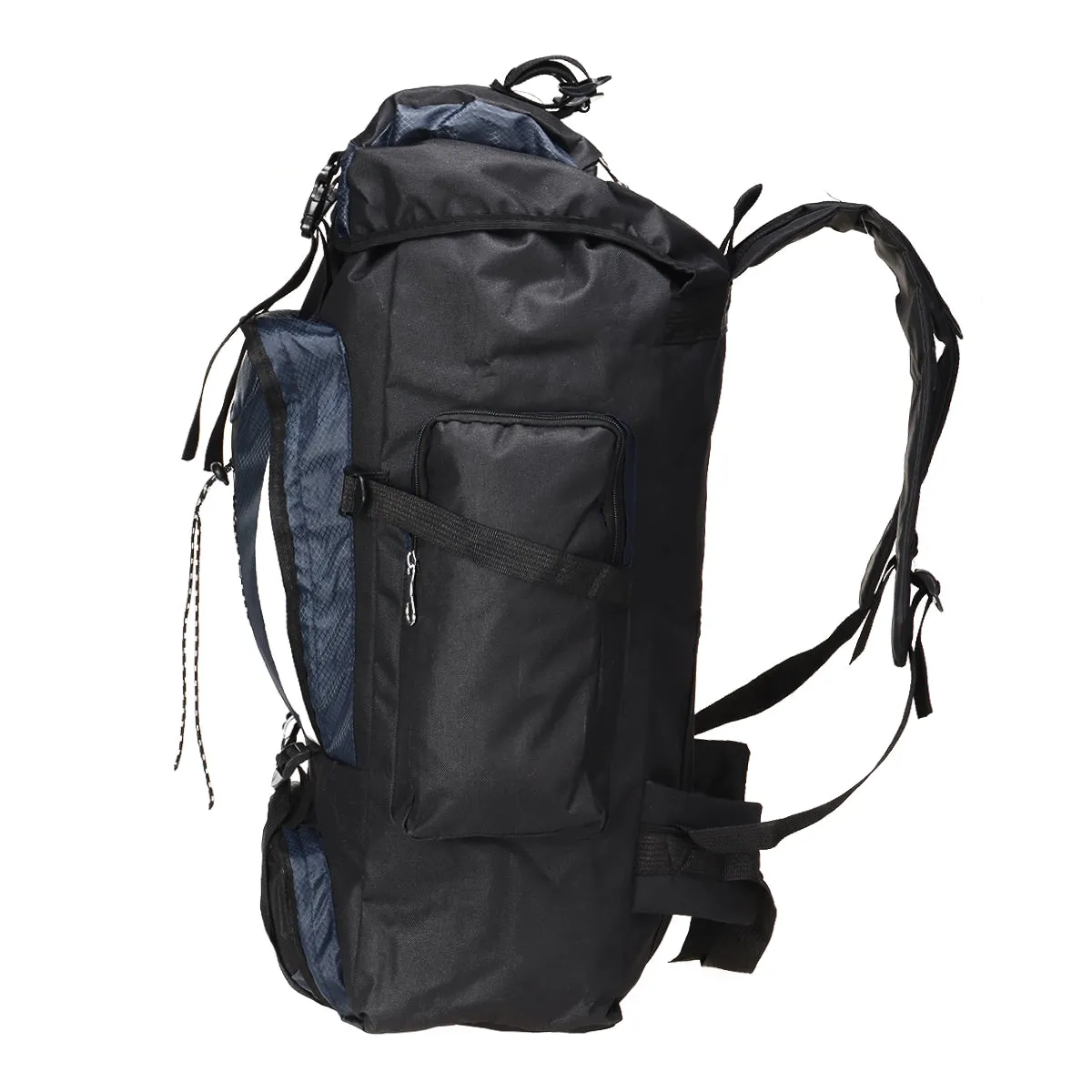 80L 10L Waterproof Nylon Travel-Backpack Hiking Backpack Blue
