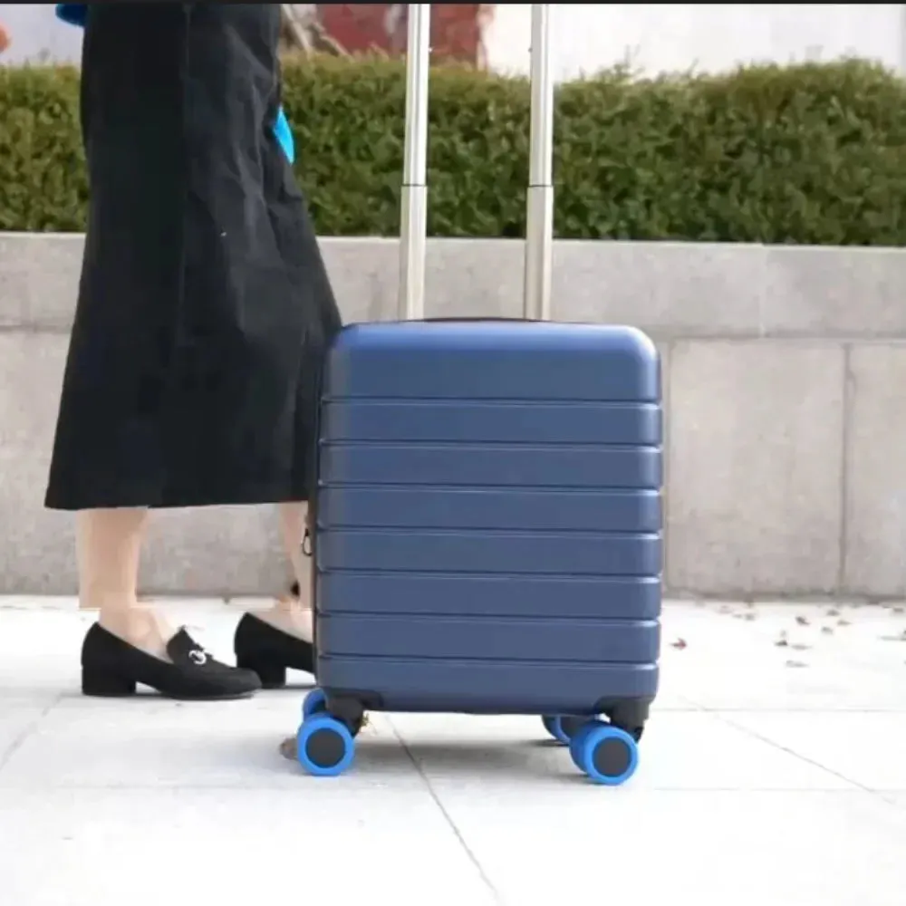 8Pcs Luggage Wheels Protector Silicone Luggage Accessories Wheels Cover for Most Luggage Reduce Noise Travel Luggages Suitcase