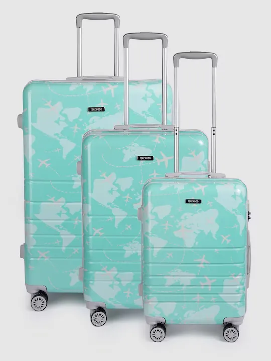 Aeroplane Printed 360 Degree Rotation Hard Cabin Trolley Bag