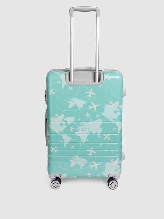 Aeroplane Printed 360 Degree Rotation Hard Cabin Trolley Bag