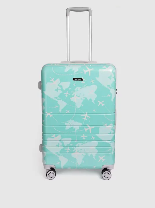 Aeroplane Printed 360 Degree Rotation Hard Cabin Trolley Bag