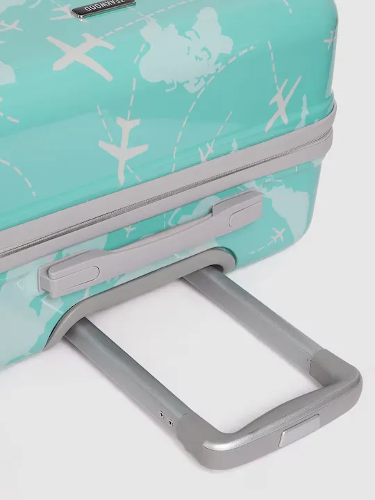 Aeroplane Printed 360 Degree Rotation Hard Cabin Trolley Bag