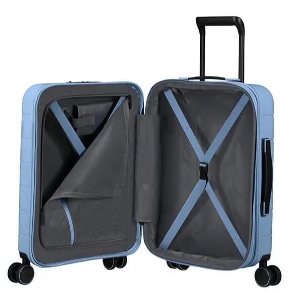 American Tourister Novastream 55cm Expandable Cabin Spinner | Pastel Blue