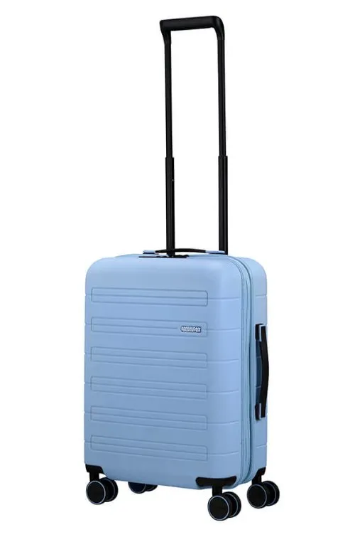 American Tourister Novastream 55cm Expandable Cabin Spinner | Pastel Blue