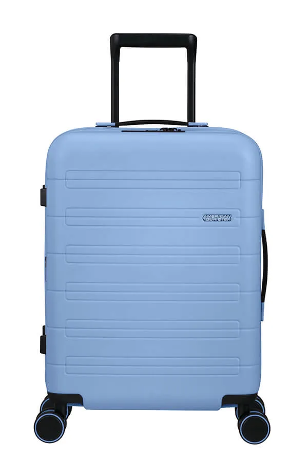 American Tourister Novastream 55cm Expandable Cabin Spinner | Pastel Blue