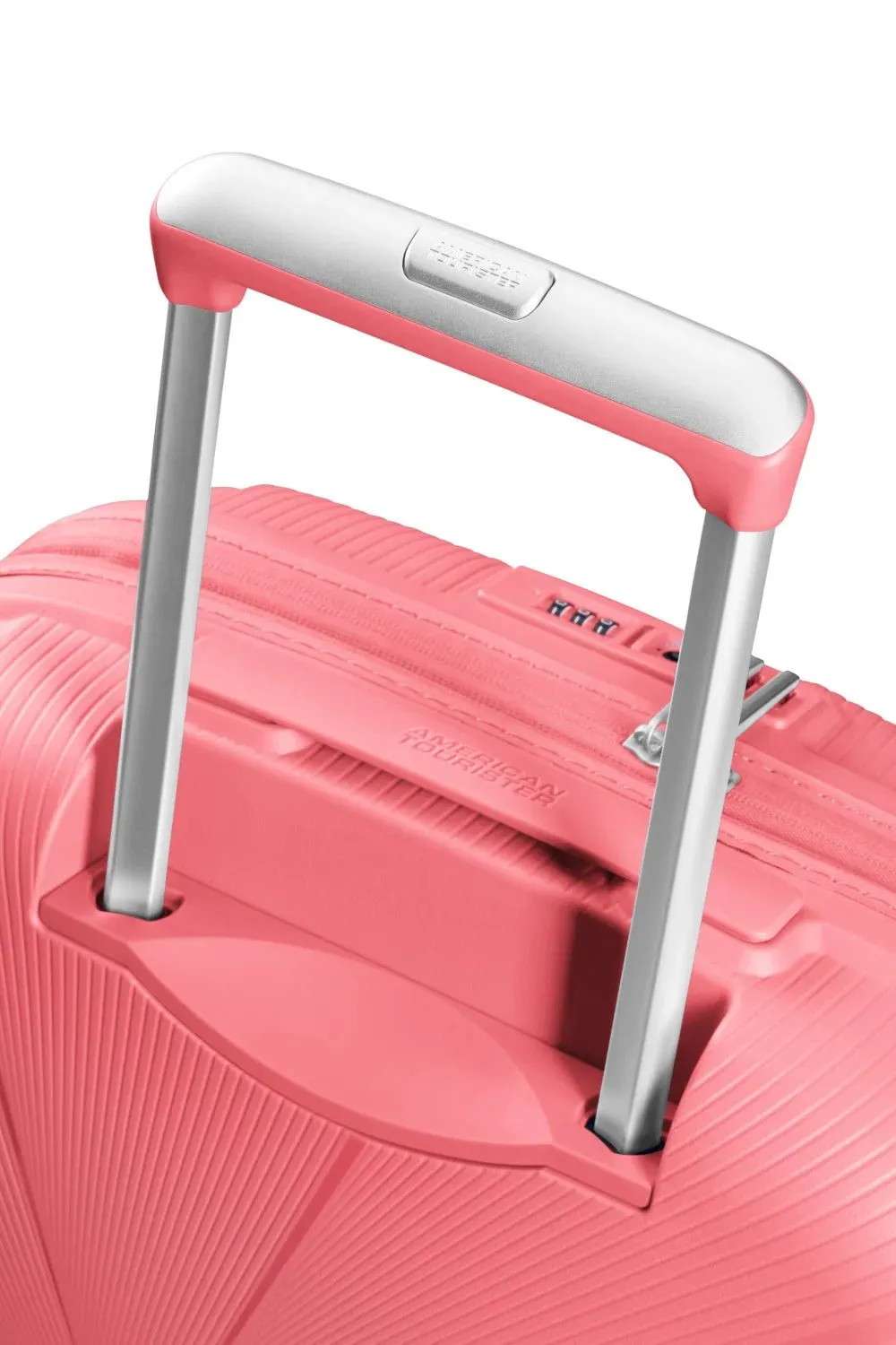American Tourister Starvibe Expandable 55cm Cabin Spinner | Sun Kissed Coral