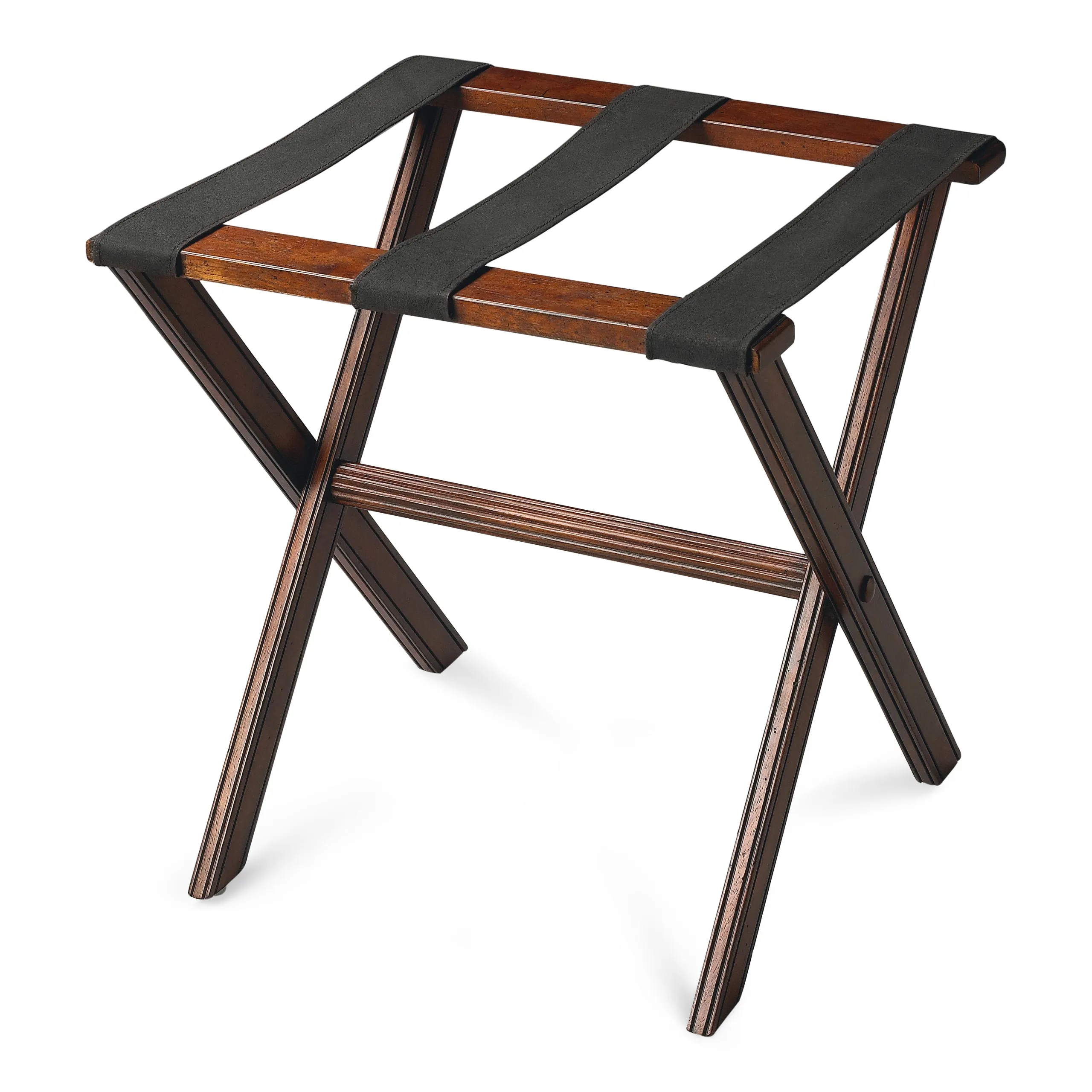 Anthony Folding Luggage Rack in Dark Brown  1222024