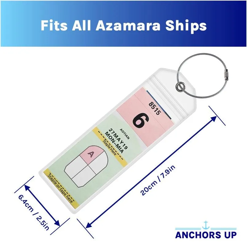 Azamara Luggage Tag Holders - Set of 4