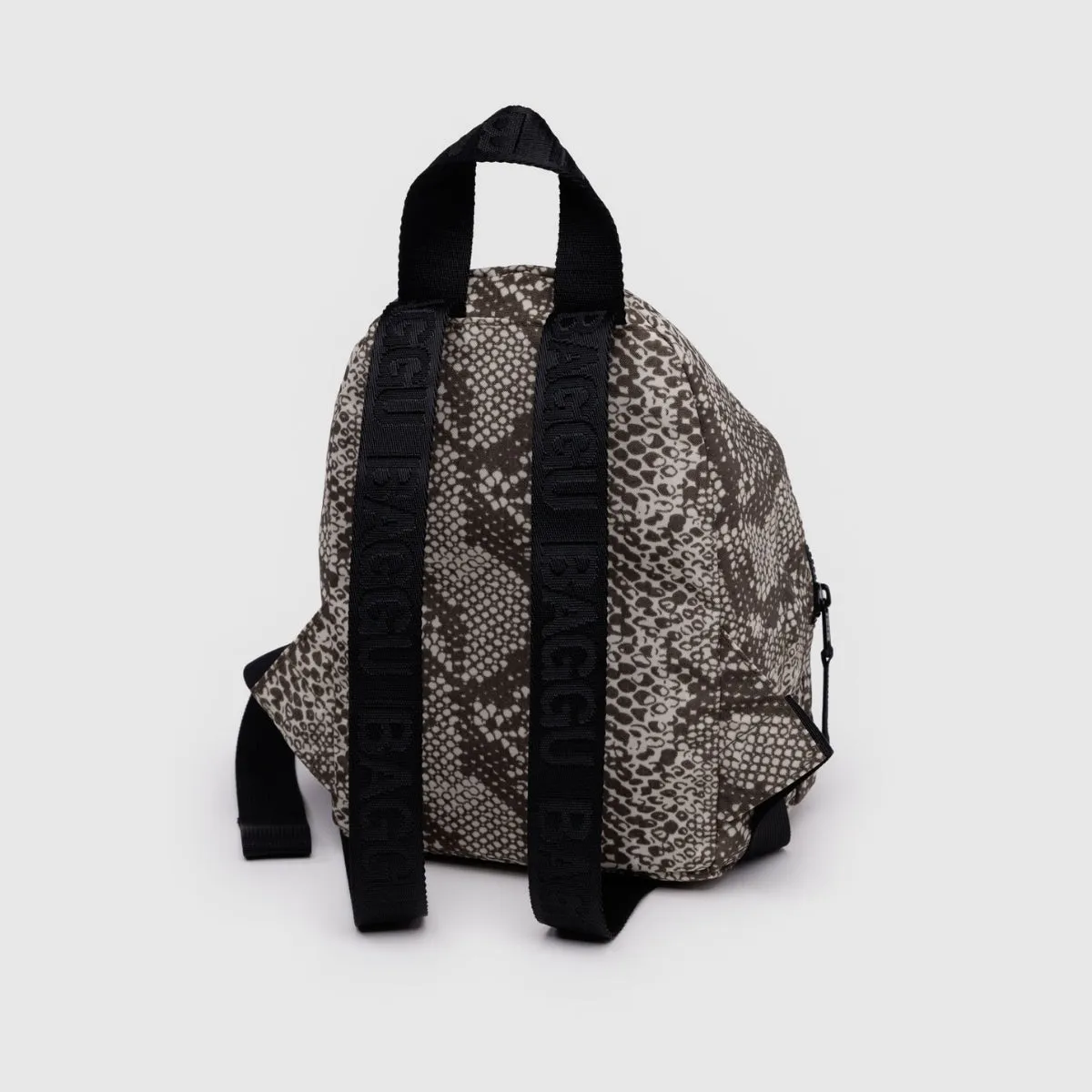 Baggu Mini Nylon Backpack in Snakeskin