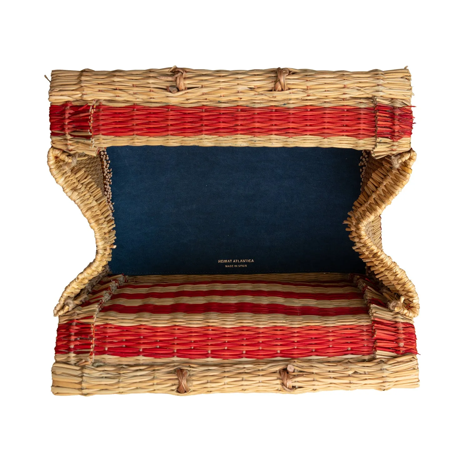 BEACH BASKET RED "The Grand Tour Collection"