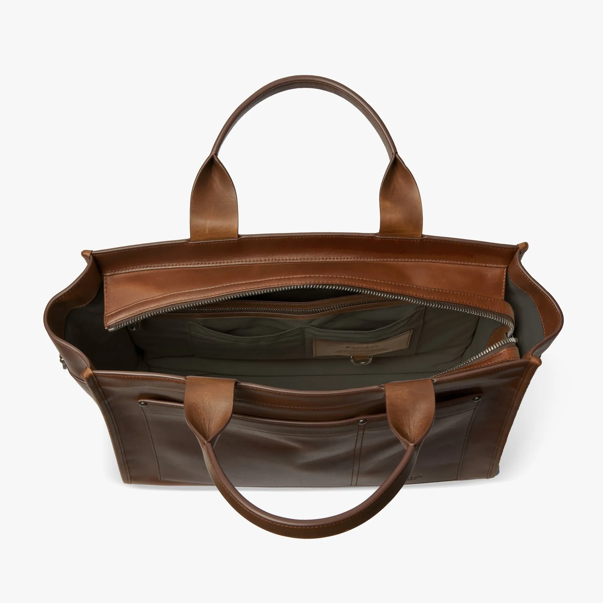 Bert Zip Brief Tote