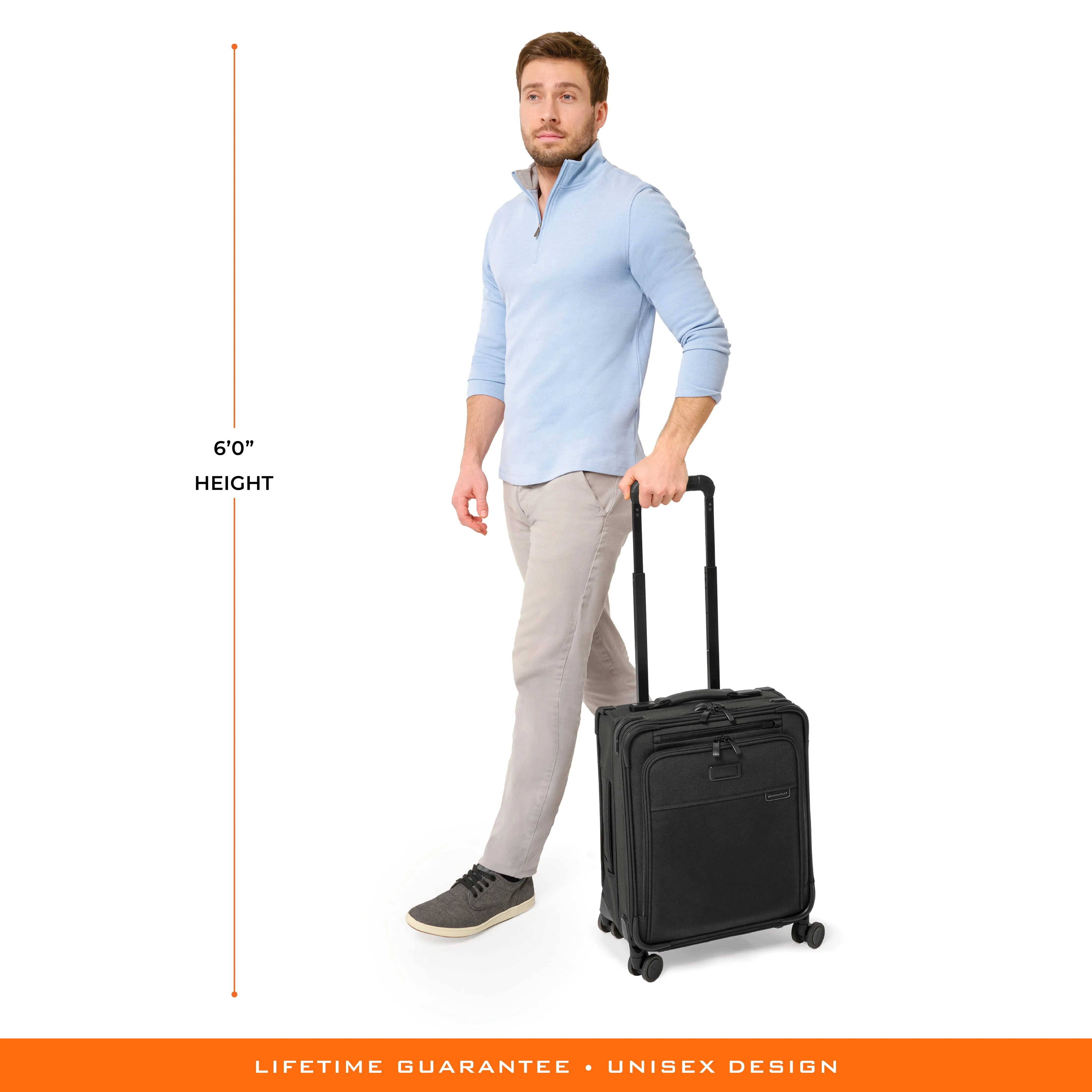 Briggs & Riley Baseline 19" Compact Carry-on Spinner - Black