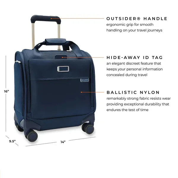 Brigg’s & Riley Baseline Softside Cabin Spinner (Free Monogram)-  BLU116SP