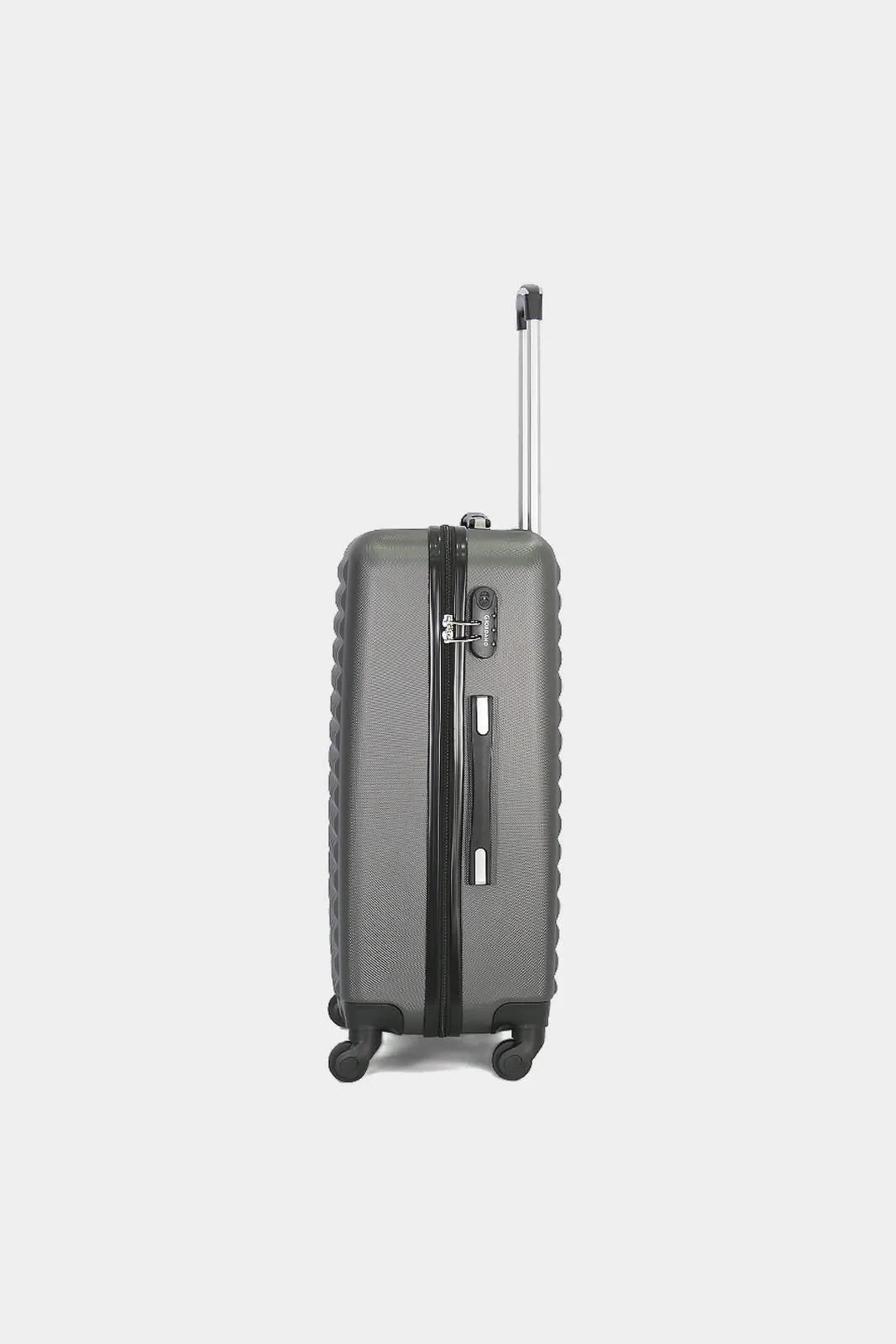 Charcoal Textured Trolley Set (3 Piece)