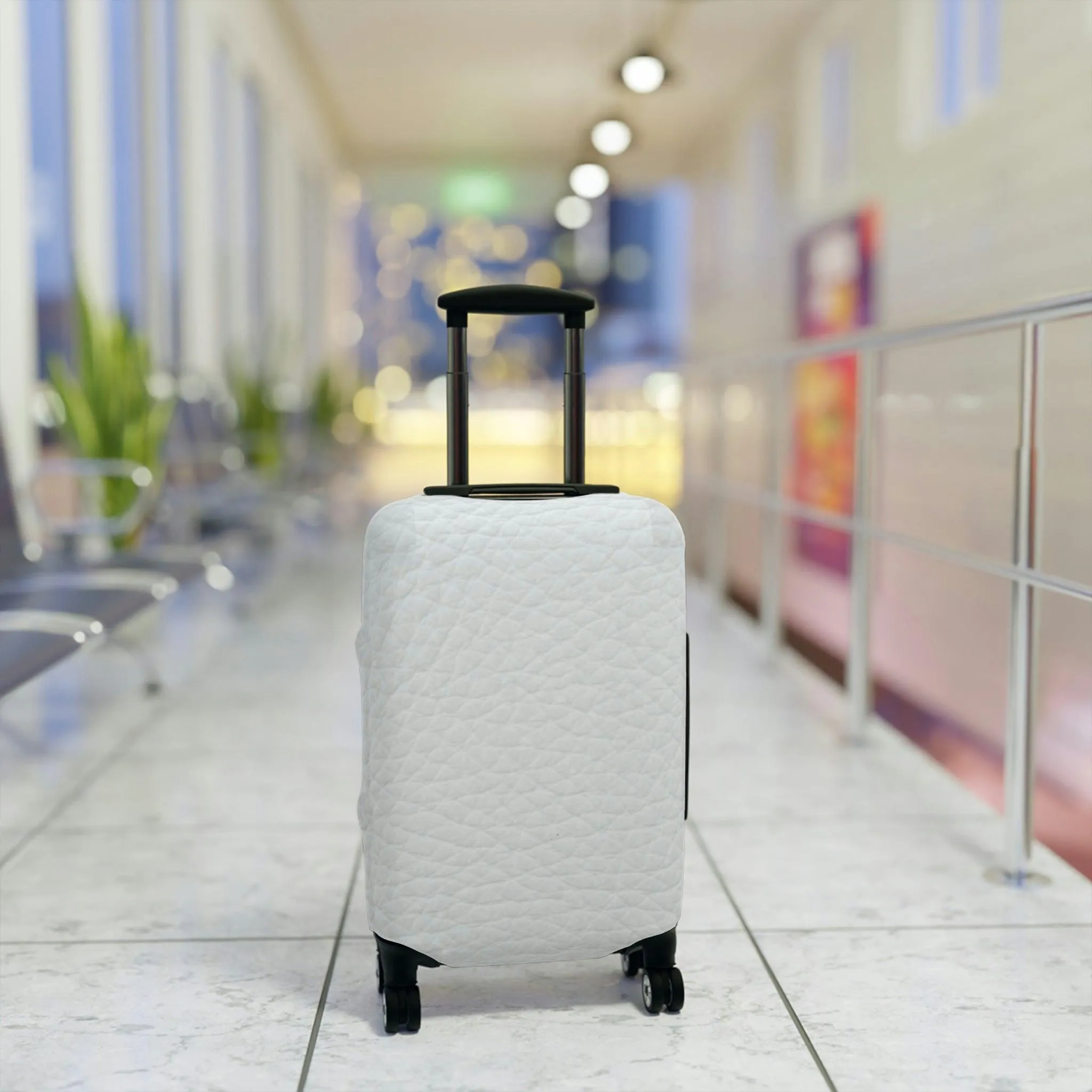 Chic Travel Companion: Peekaboo Designer Luggage Cover
