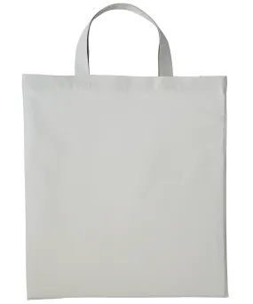 Cotton shopper short handle | Pastel Grey