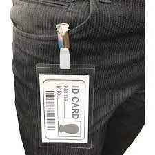 Dahle Lapel Lever Clips With Straps For ID Security Cards (100)
