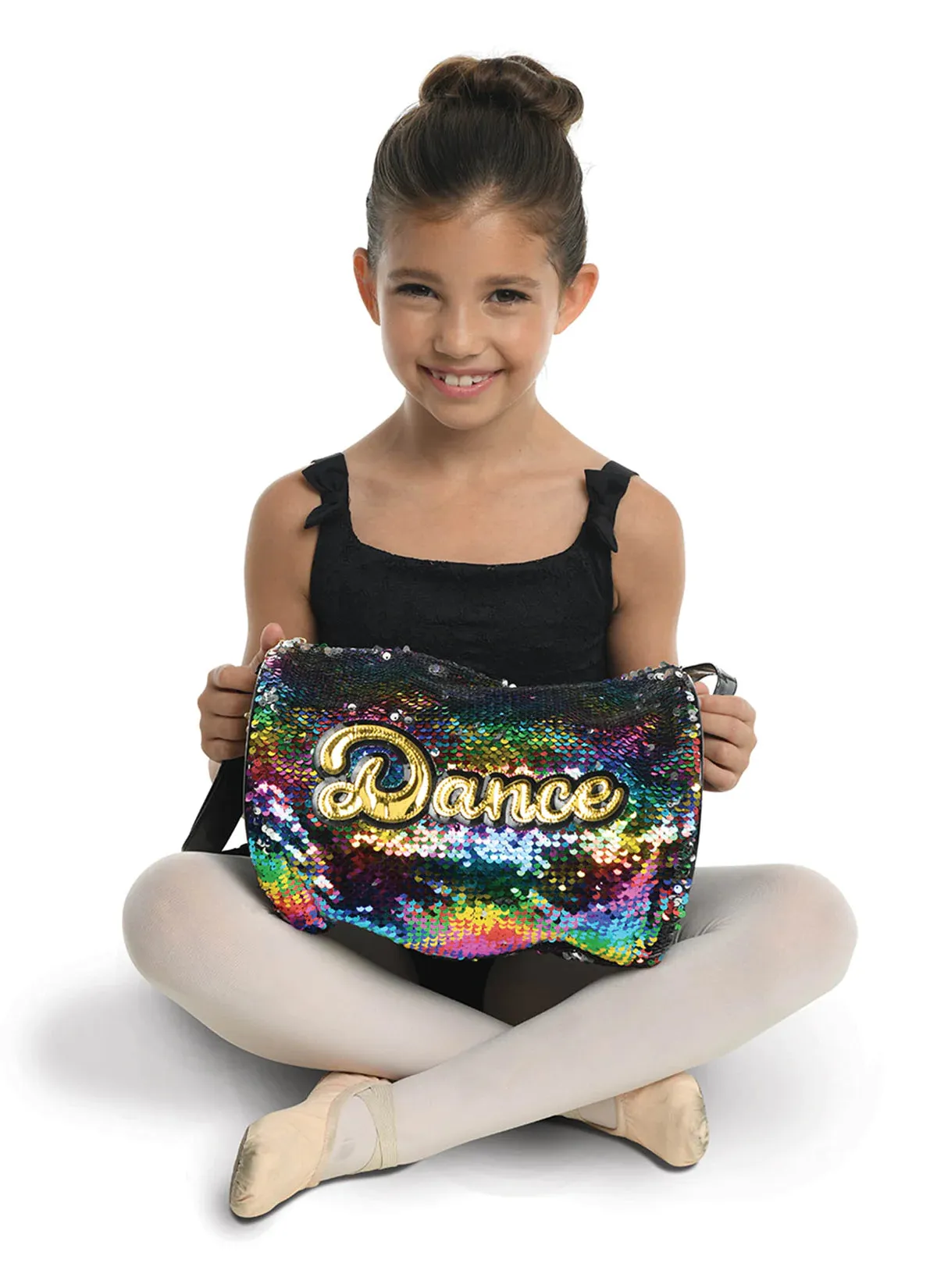 Danz N Motion - Rainbow Sequin Duffel (B23516) - Multi Color (GSO)
