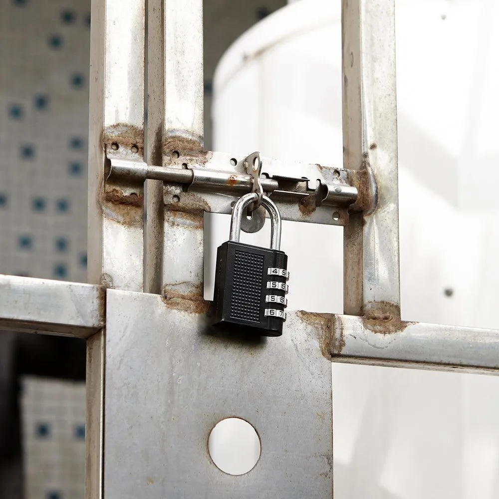 Dekton Combination Padlock | 4 Numbers | 80 mm
