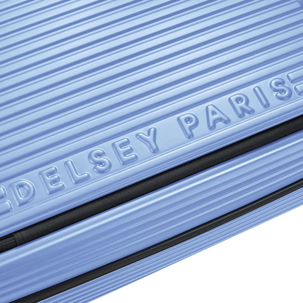 Delsey Securitime ZIP Top Opening 76cm Large Exp Luggage - Blue