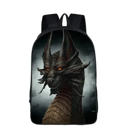 Dinosaur & Dragon Squad Backpack Multiple Print Options Available