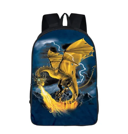 Dinosaur & Dragon Squad Backpack Multiple Print Options Available