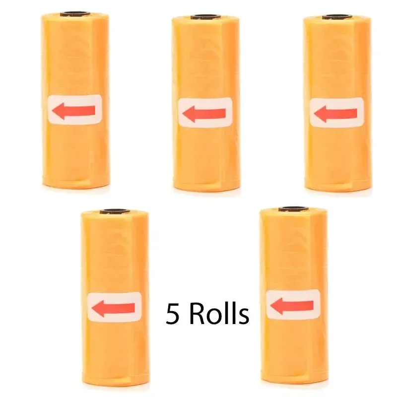 Disposable Pet Poop Bags Bone Dispenser with Leash Clip 75 Bags