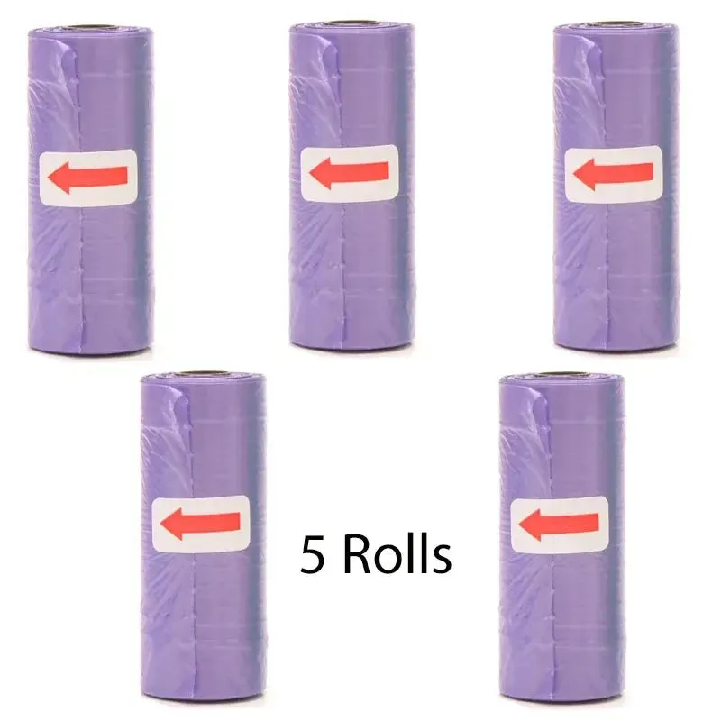 Disposable Pet Poop Bags Bone Dispenser with Leash Clip 75 Bags