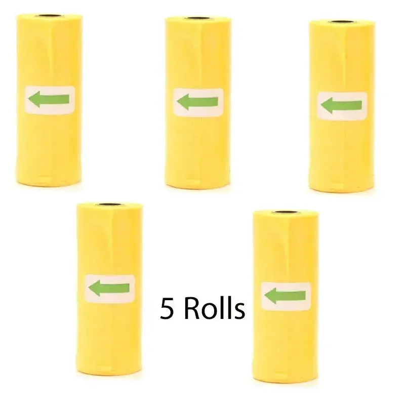 Disposable Pet Poop Bags Bone Dispenser with Leash Clip 75 Bags