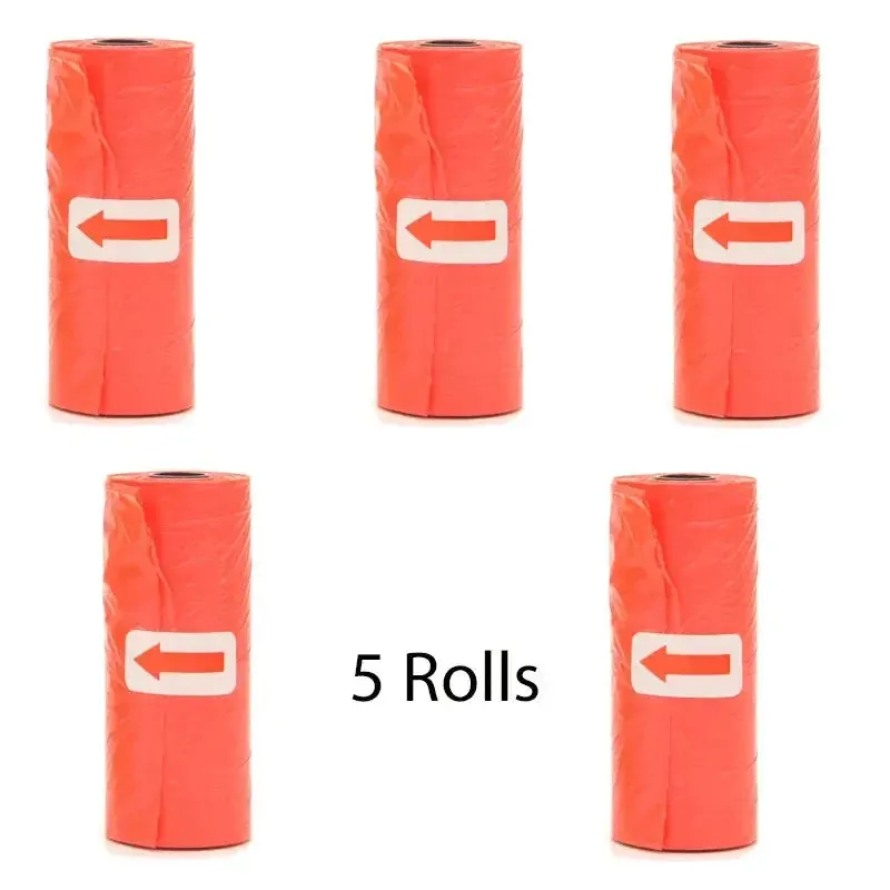 Disposable Pet Poop Bags Bone Dispenser with Leash Clip 75 Bags