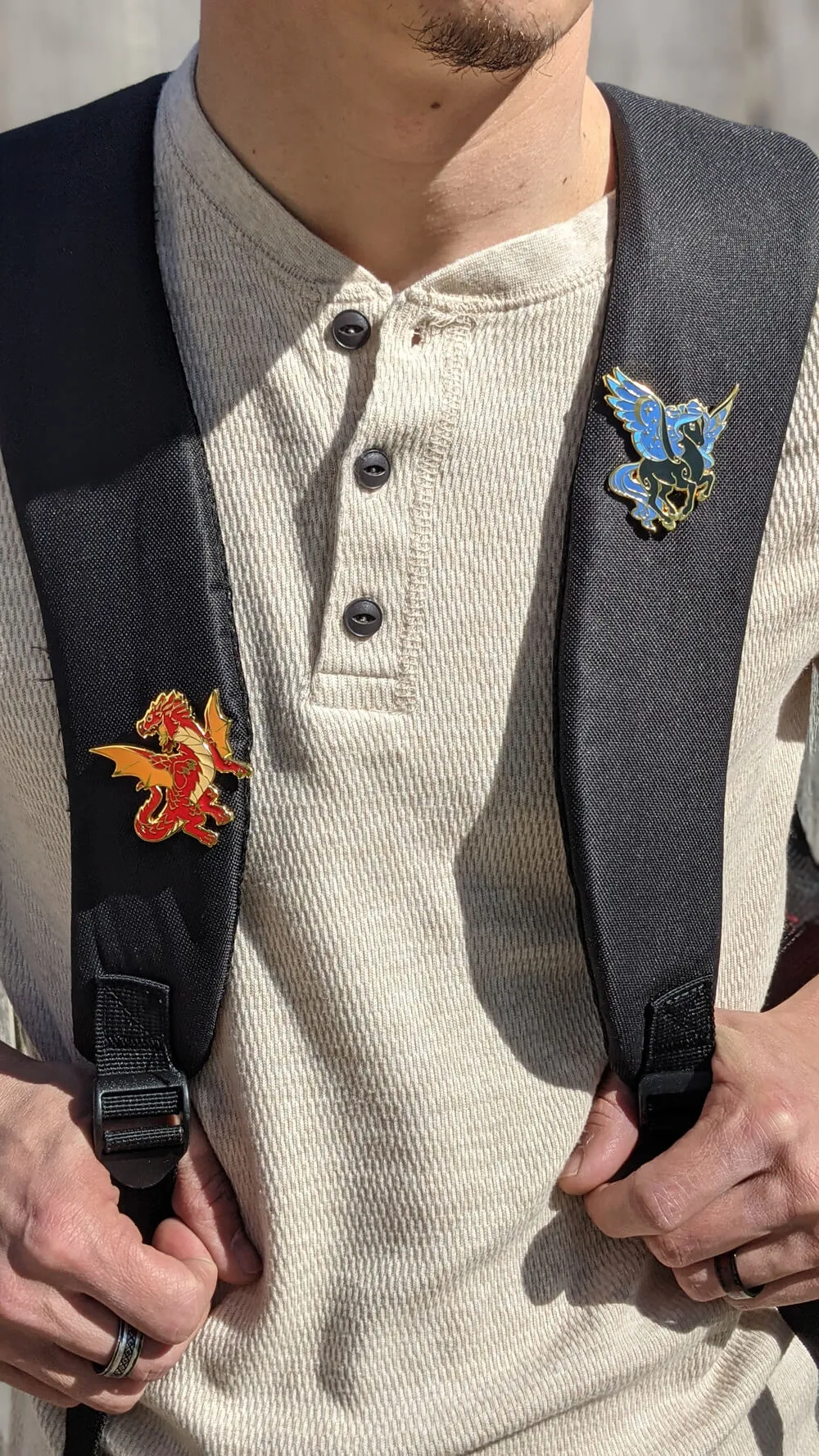 Dragon Pin (Bones, Carrion Dragon) | 2" Hard Enamel Pin