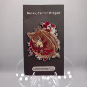 Dragon Pin (Bones, Carrion Dragon) | 2" Hard Enamel Pin