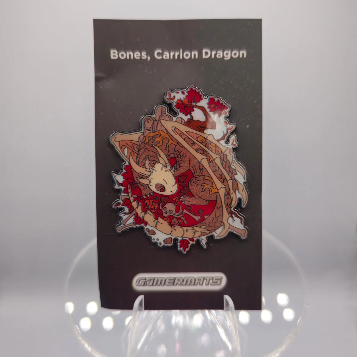 Dragon Pin (Bones, Carrion Dragon) | 2" Hard Enamel Pin