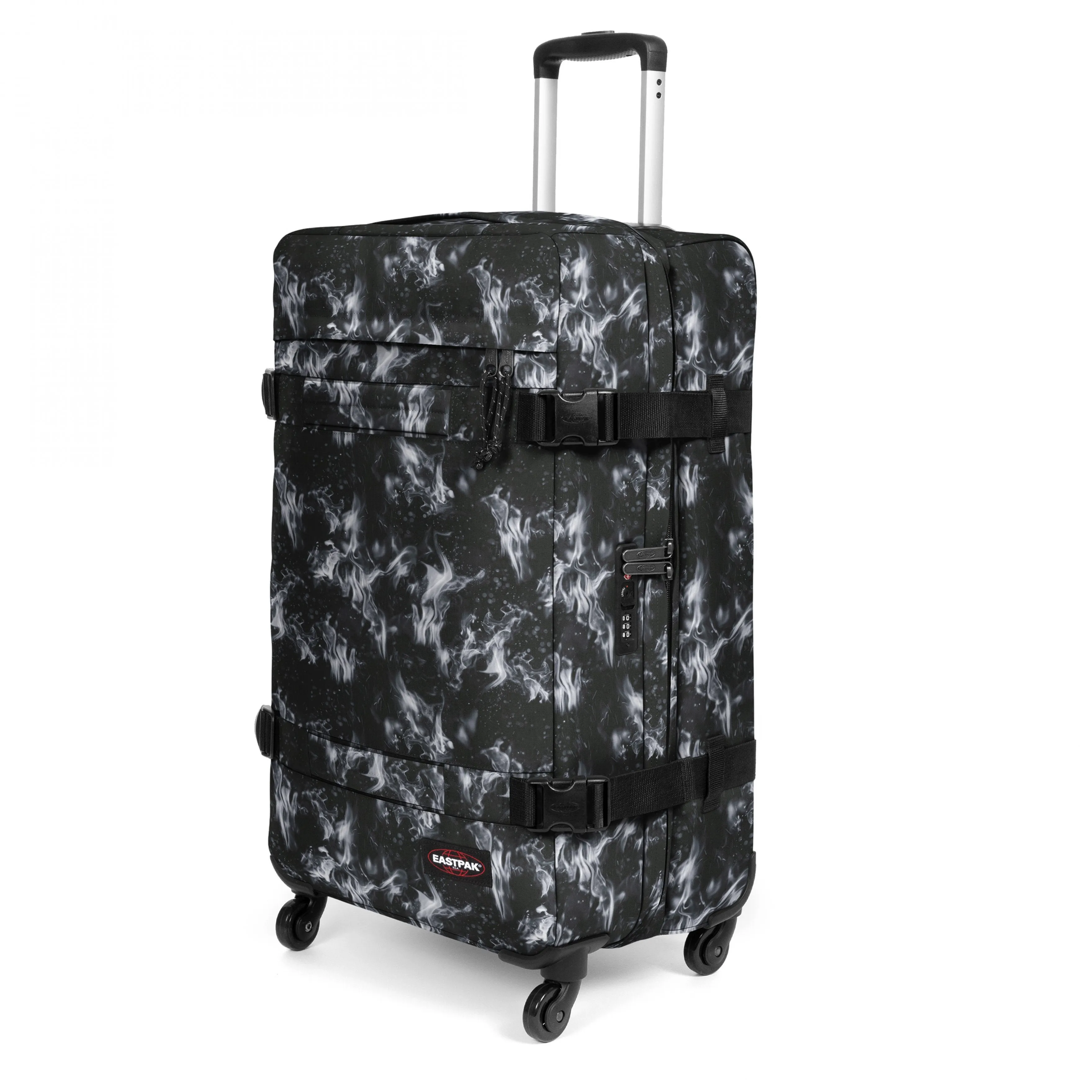 Eastpak Transit'R 4 L Flame Dark Large Four-Wheeled Luggage - EK0A5BFK7J31