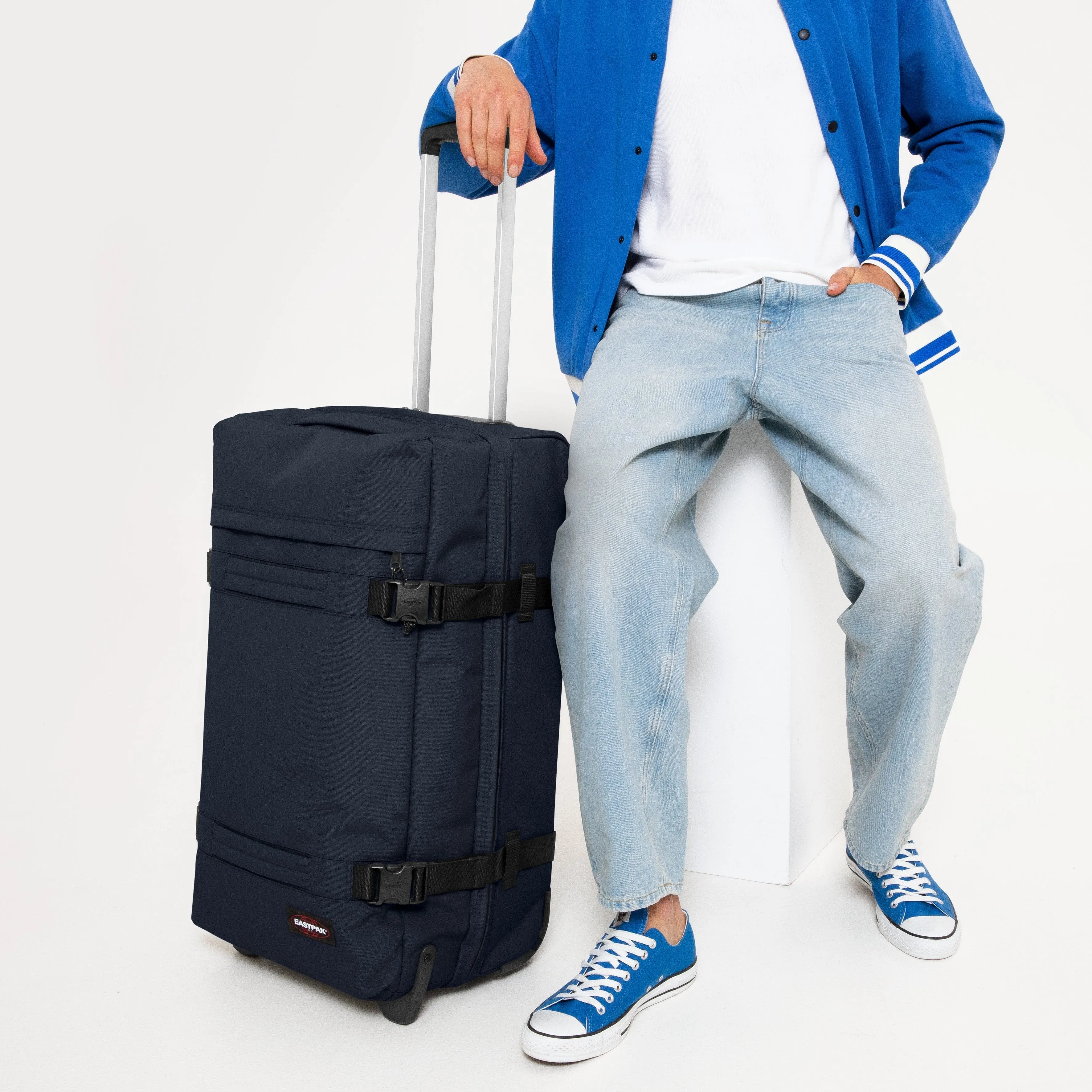 Eastpak Transit'R M Ultra Marine Medium Soft Luggage - EK0A5BA8L83