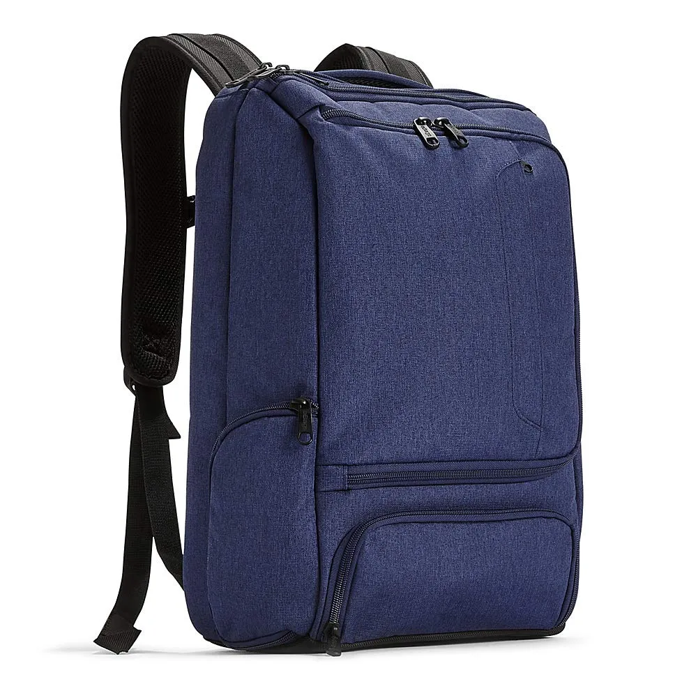eBags Professional Slim Laptop Backpack for Travel, School & Business - Fits 17 Inch Laptop - Anti-Theft - (Brushed Indigo)