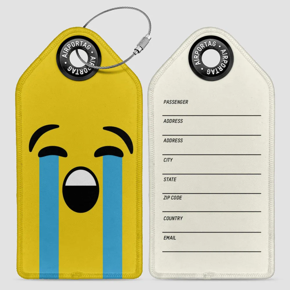 Emoji Crying - Luggage Tag