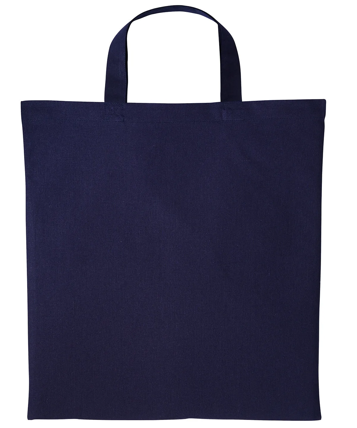 French Dark Navy - Cotton shopper short handle