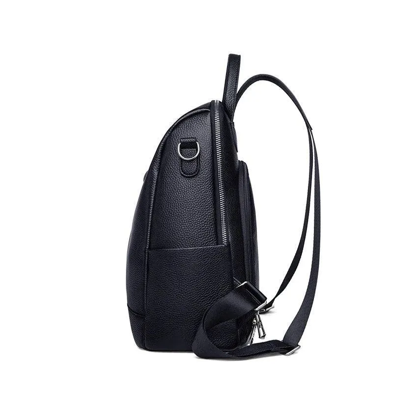Genuine Leather Backpacks Fashion Luxury Travel Bag