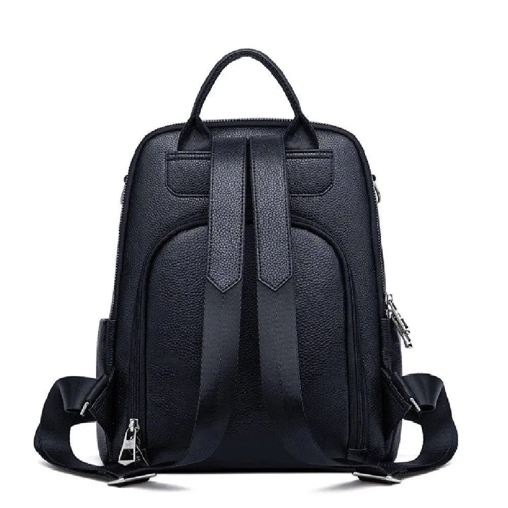 Genuine Leather Backpacks Fashion Luxury Travel Bag