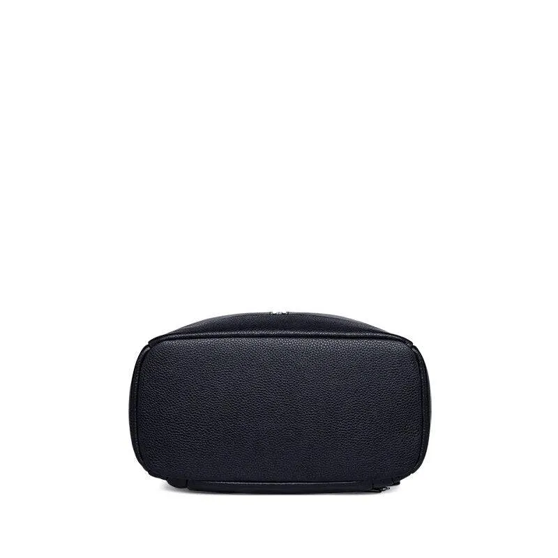 Genuine Leather Backpacks Fashion Luxury Travel Bag