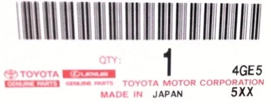 Genuine Lexus Japan 2024-2025 LBX Rear Luggage Flex Belts