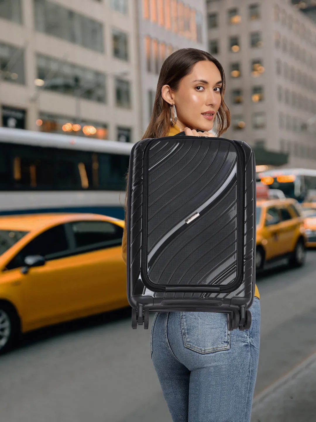 Hard-Sided Cabin-Sized Trolley Bag 38L