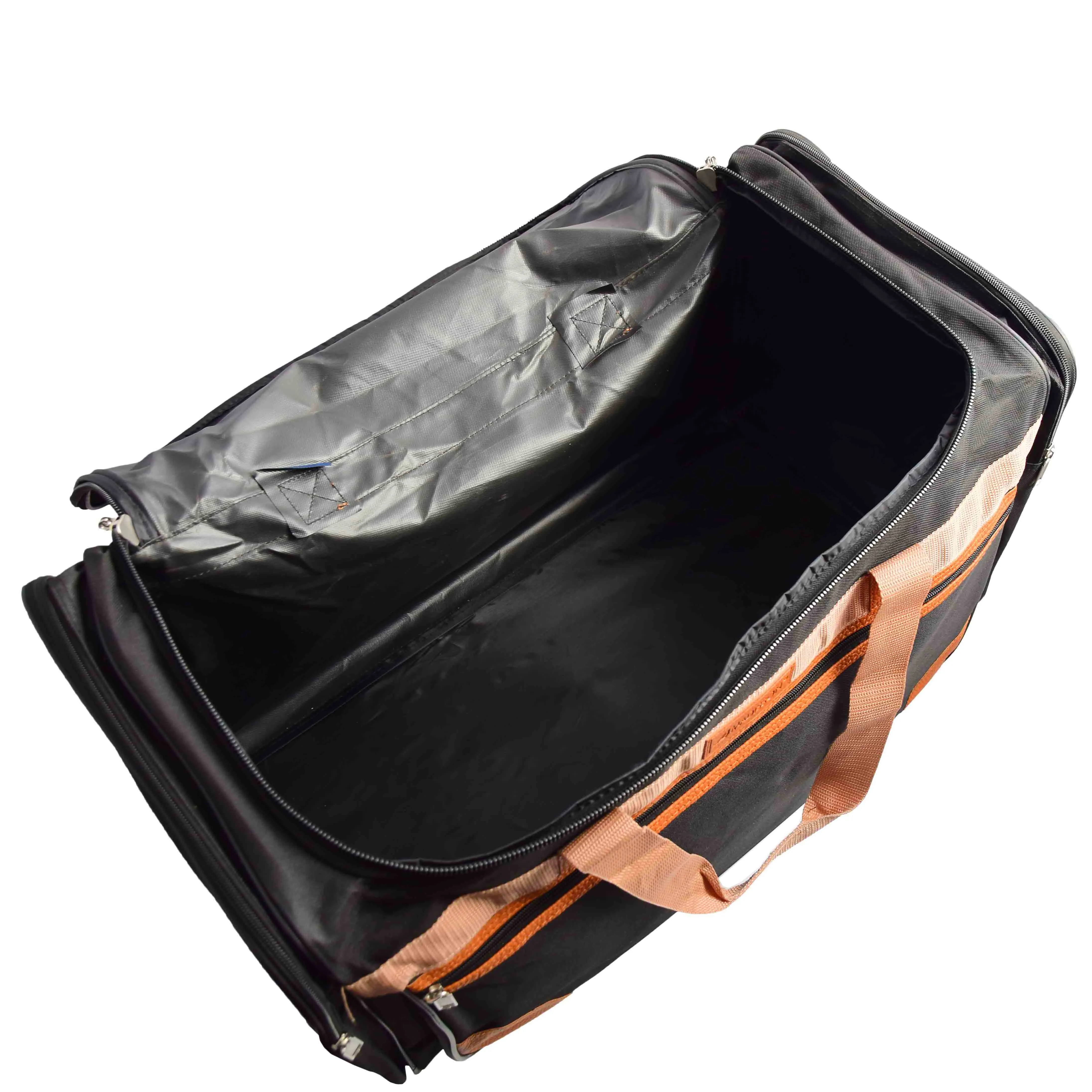 Holdall Travel Duffle Large Size Bag Weekend Luggage HOL0602 Black
