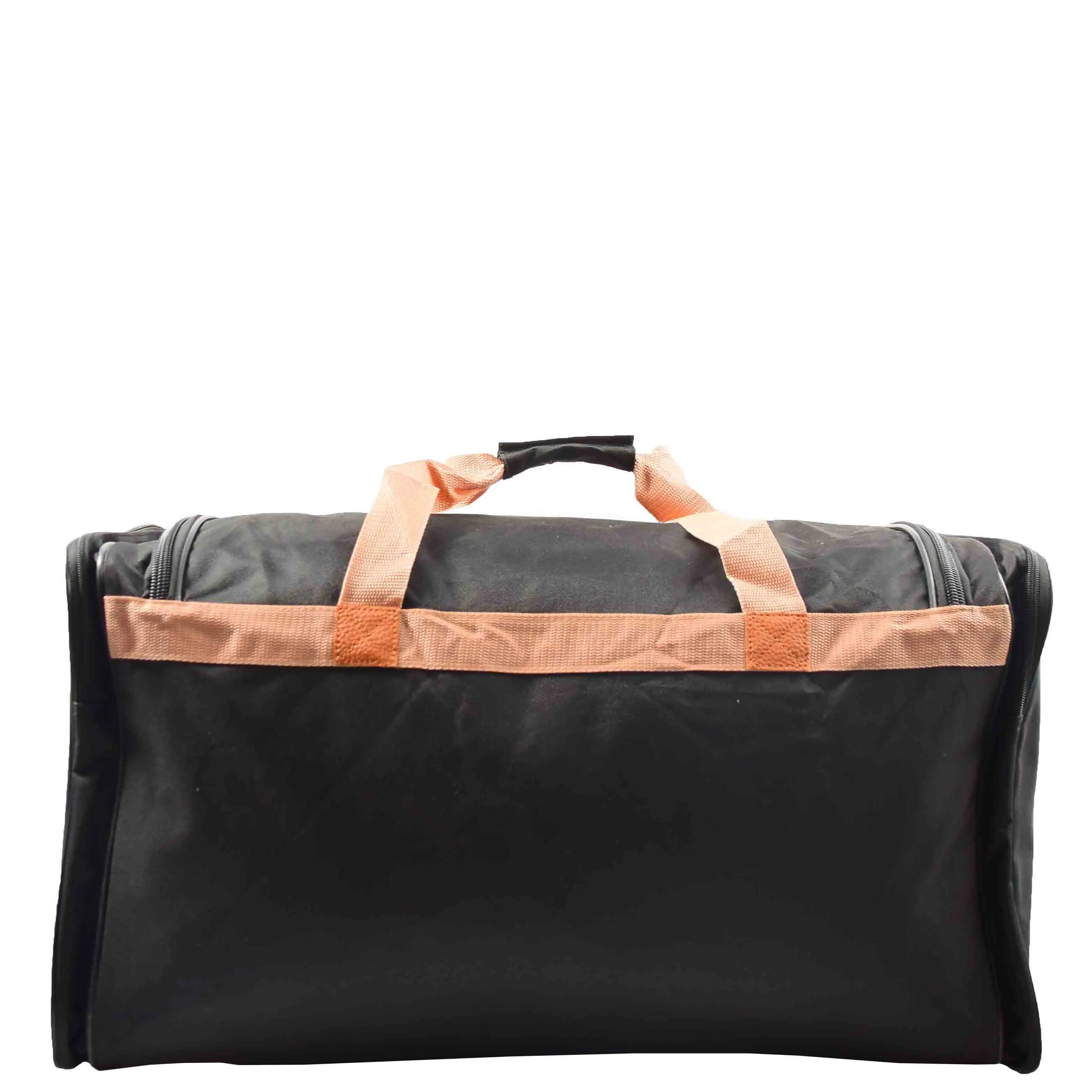 Holdall Travel Duffle Large Size Bag Weekend Luggage HOL0602 Black