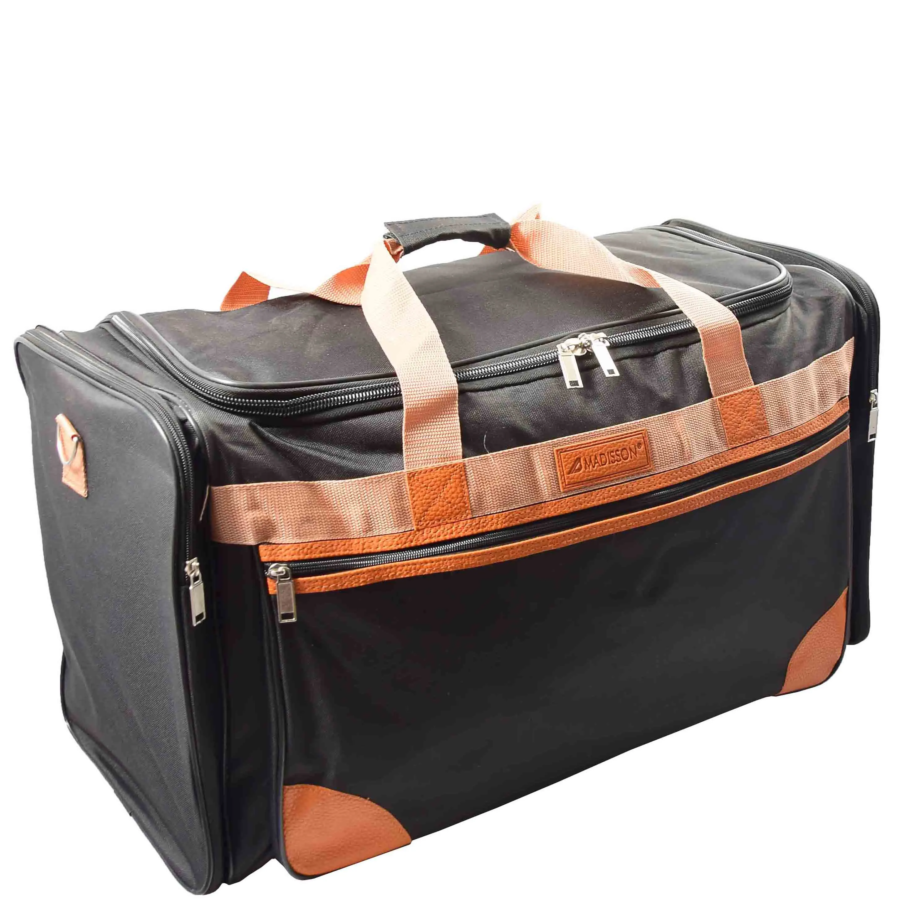 Holdall Travel Duffle Large Size Bag Weekend Luggage HOL0602 Black