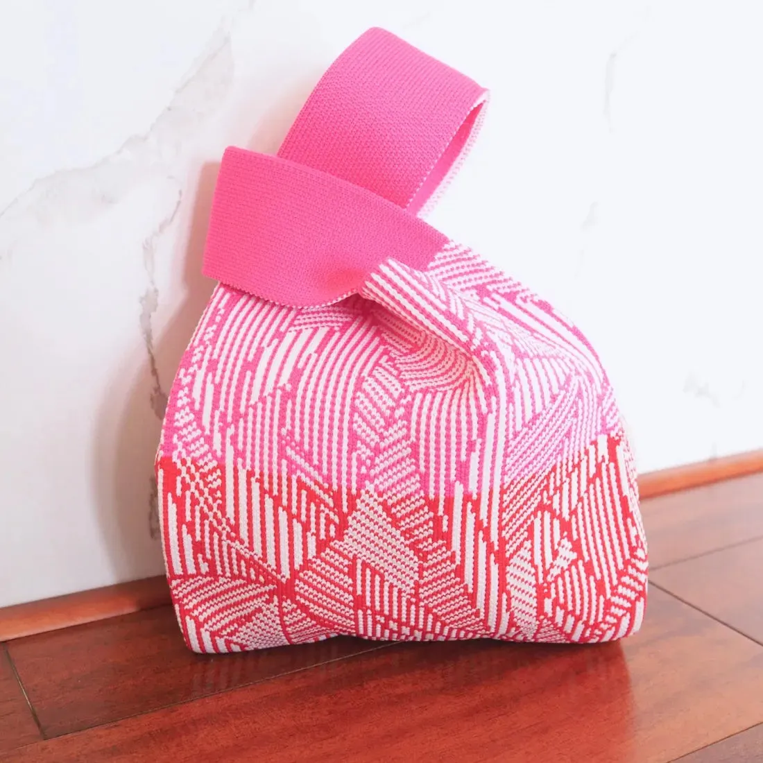 Horizon Pink Knot Bag
