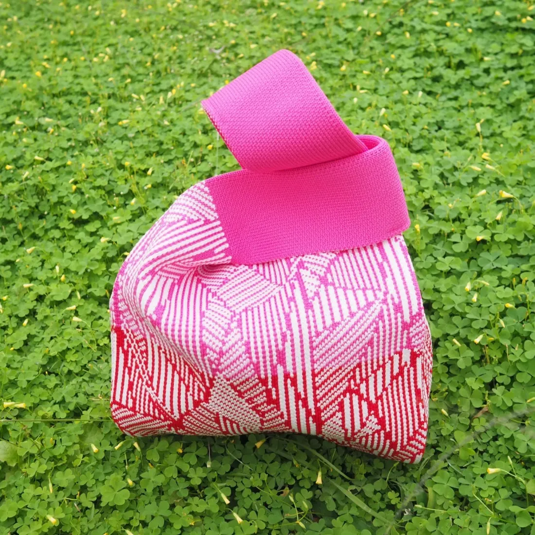 Horizon Pink Knot Bag